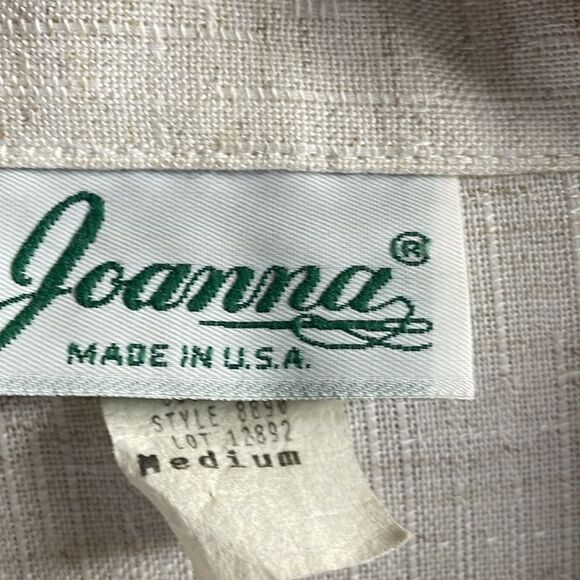 Joanna Ladies Blazer Jacket , Size Medium, Cream with Brown Specks, Vintage - Picture 3 of 7